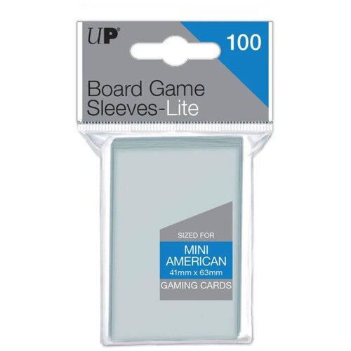 Ultra PRO Mini American Lite Board Game Sleeves 100 - 41x63mm Cene