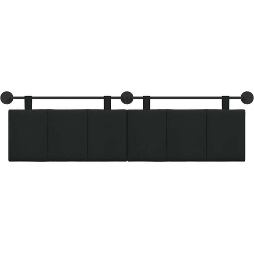 Držeće uzglavlje Zidne Prugasti Crna 170 x 55 x 5 cm tkanina - Crna 160 cm bez LED Slike