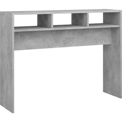 vidaXL Konzolna mizica betonsko siva 105x30x80 cm iverna plošča, (20712774) Cene