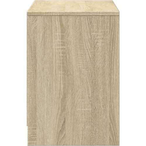 vidaXL TV omarica z LED sonoma hrast 100x34x50 cm inženirski les Cene