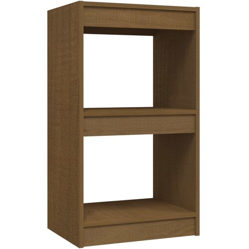 Maison Chic Knjižna omara - Knjižni regal medeno rjava 40x30x71,5 cm trdna borovina, (21724756) Slike
