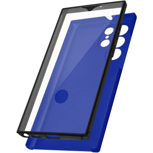 AVIZAR Samsung Galaxy S22 Ultra Integral Front Transparent in Rigid Back Blue ovitek, (20631824) Cene