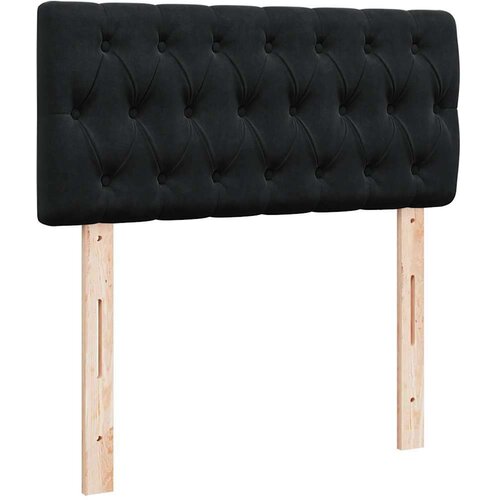 vidaXL Okvir kreveta s madracima crni 160x200cm baršunasti Cijene