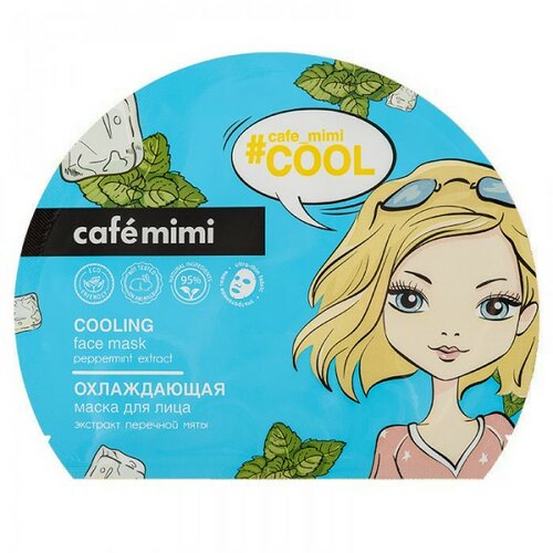 CafeMimi Sheet maska za lice CAFÉ MIMI - efekat hlađenja 22g Slike