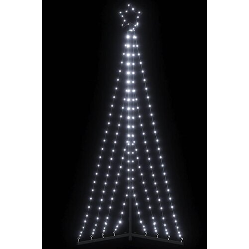 vidaXL Lučke za novoletno jelko 339 LED diod hladno bele 187 cm Cene