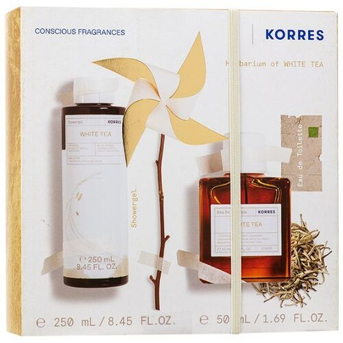 Korres Ženski toaletni set White tea, EDT, 50 ml + Gel za tu&scaron;iranje, 250 ml Cene