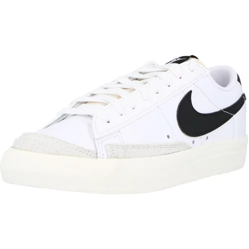 Nike Sportswear Niske tenisice 'Blazer 77' crna / bijela / svijetla bež