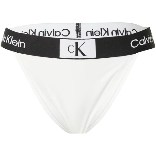 Calvin Klein Swimwear Bikini donji dio 'CHEEKY' crna / bijela