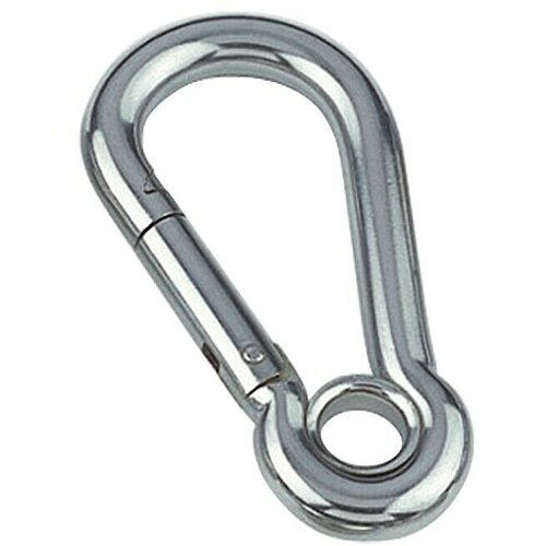  Karabiner (S naprstkom, Promjer: 8 mm, Duljina: 80 mm, Plemeniti čelik, A4, Polirano) Cijene