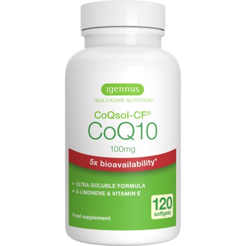 Igennus CoQsol-CF&amp;reg; CoQ10 - 120 Slike