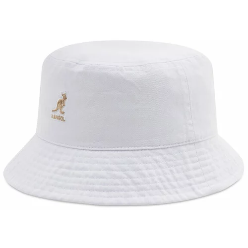Kangol Pamučni šešir Washed Bucket boja: bijela, pamučni, K4224HT-WHITE