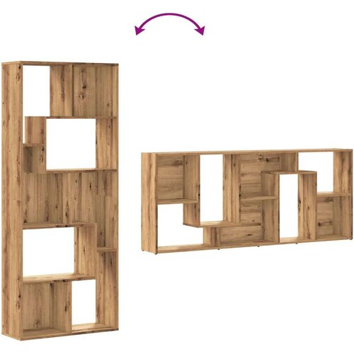VidaXL Regal za knjige boja hrasta 67 x 24 x 161 cm konstruirano drvo Slike