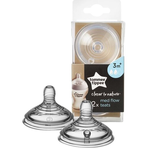 Tommee Tippee sisač silikon NS, 3m+, Medium 2/1 42112253 Cene