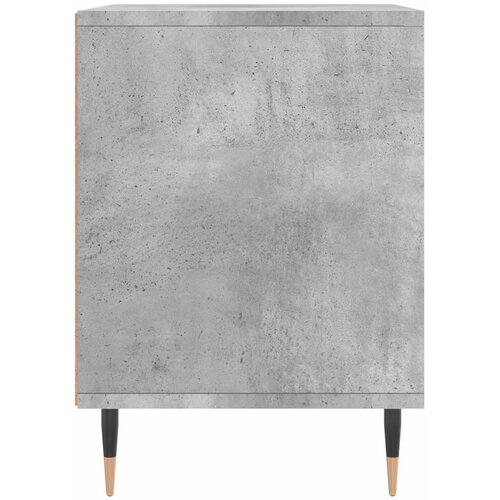  Noćni ormarić siva boja betona 40x35x50 cm konstruirano drvo Slike
