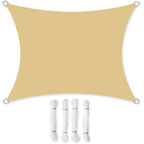 Songmics Sončna senčnica jadro 300x400 cm pesek, (5000248409) Slike