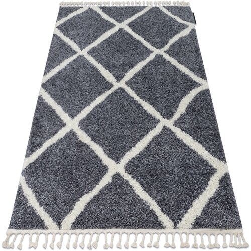 RugsX Preproge Preproga BERBER CROSS B5950 siva / bela 120x170 cm Siva Cene