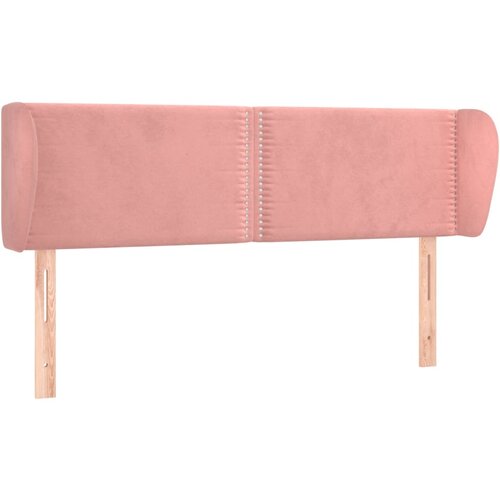 Maison Chic posteljno vzglavje - vzglavna omarica - nočna omarica z u&amp;scaron;esi roza 147x23x78/88 cm žamet, (21712719) Slike