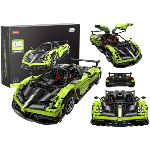  Licencirani auto na daljinsko upravljanje Rastar 1:8 Pagani Huayra BC - zeleni - 2896 elemenata Cijene