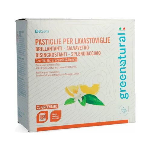 Greenatural Tablete za perilicu posuđa - 25 komada