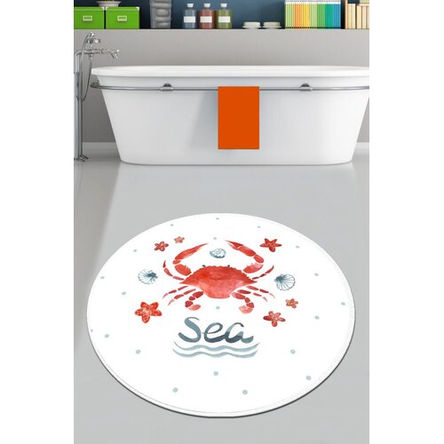 Lessentiel Maison tepih za kupatilo Crab, 120cm, bijela Cene