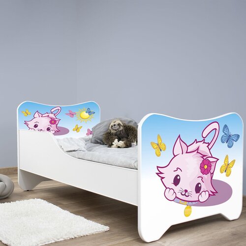  Krevet sa dušekom za devojčice 140X70Cm Happy Kitty Little Kitty Cene