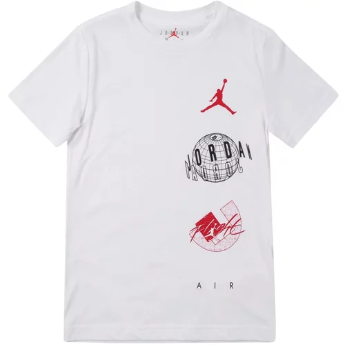 Jordan Majica 'Air' rdeča / črna / bela