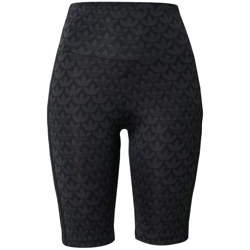 Adidas Pajkice 'Trefoil Monogram Biker' temno siva / črna