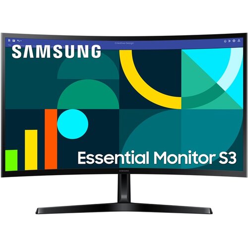 Samsung S3 S36GD (2024) 27&amp;quot; Essential VA LS27D366GAUXEN Full HD, 100Hz, 4ms GtG zakrivljeni panel 16:9 Slike