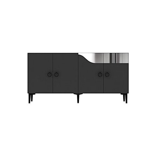 Hanah home konzola gama 150 anthracite silver Slike