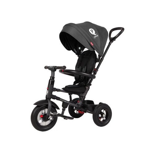 Qplay tricikl Rito Air, 3/1 black ( 41312006 ) Slike