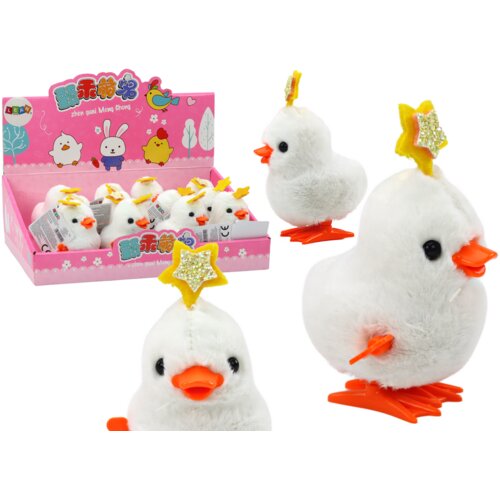  Chicken White Hen With Star White Clockwork Jumping Slike