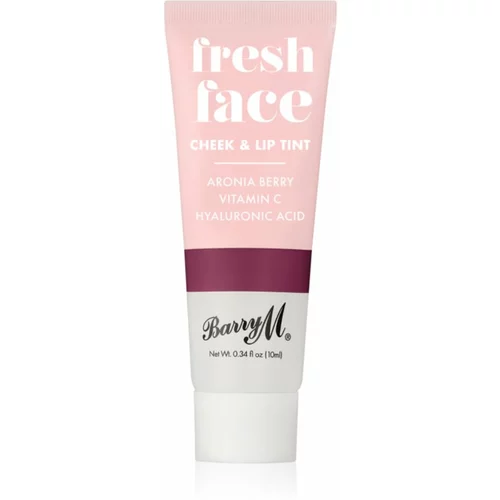 Barry M Fresh Face večnamensko ličilo za ustnice in lica odtenek Blackberry 10 ml