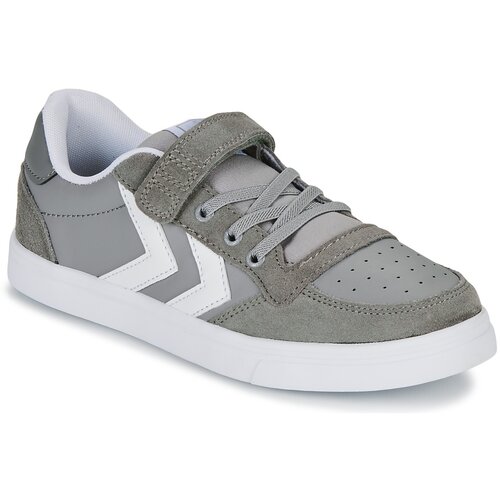 Hummel Nizke superge SLIMMER STADIL LEATHER LOW JR Siva Slike