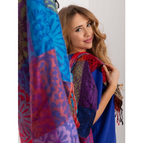 Fashion Hunters Colorful long viscose scarf for women Slike
