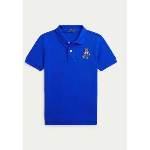 Polo Ralph Lauren Polo majica Ss Kc M1 322853788011 Mornarsko modra Regular Fit