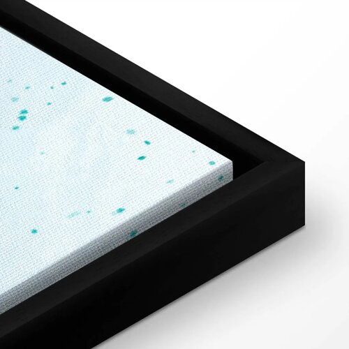  Slika - Sea depths 90x60 U crnom drvenom okviru Slike
