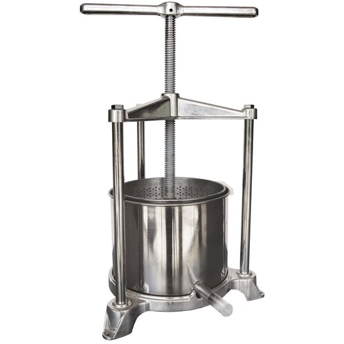 ich-zapfe Sokovnik, stiskalnik za sadje, vinski stiskalnik, stiskalnik za jabolka - Mini, z dvojno košaro iz nerjavečega jekla, 3L, (5000009106) Cene