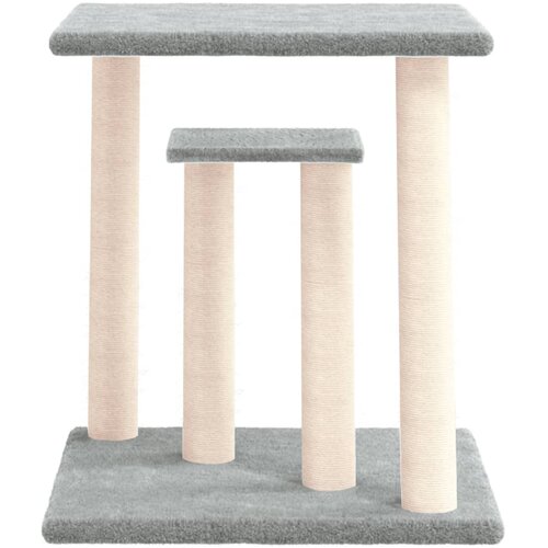  Grebalica za mačke s platformama svjetlosiva 50 cm Slike