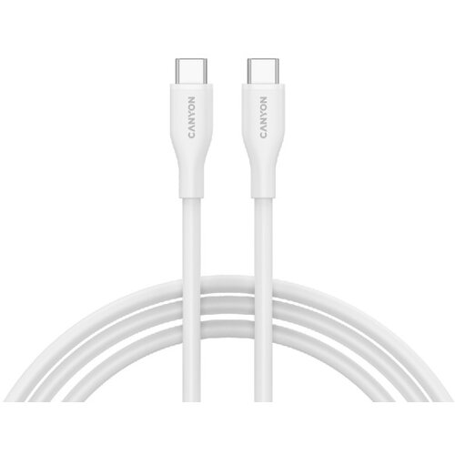 Canyon cable CC60SC10 C-C 60W 1m Silicon White ( CNS-CC60SC10W ) Cene