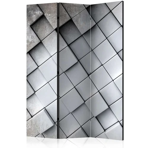  Paravan u 3 dijela - Gray background 3D [Room Dividers] 135x172