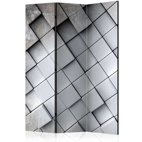  Paravan u 3 dijela - Gray background 3D [Room Dividers] 135x172 Slike