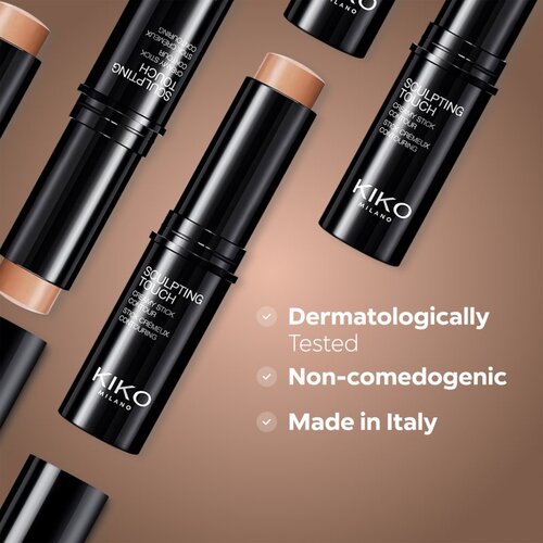 KIKO Milano Sculpting Touch stick za konturiranje s mat efektom nijansa 200 Hazelnut 10 g Slike