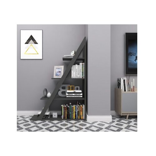 Hanah home polica za knjige arven anthracite Slike