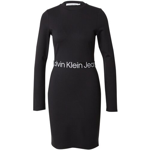 Calvin Klein Jeans Obleka črna / bela Slike