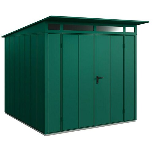EcoStar Spremište Elegant-P Tip 2 (Vanjska širina uklj. krovni prevjes: 247,9 cm, Vanjska dubina uklj. krovni prevjes: 283,4 cm, Zelena, Dvostruka vrata) Cene