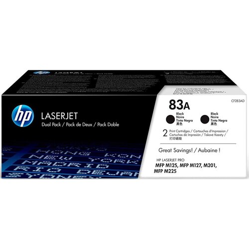  HP 83A 2 KOSA (CF283AD) črn/black - original MEGA CENA + BREZPLAČNA DOSTAVA! Cene