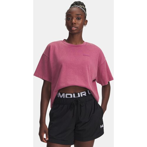 Under Armour UA HWT Boxy Wash SS-RED T-Shirt - Women&amp;#039;s Slike