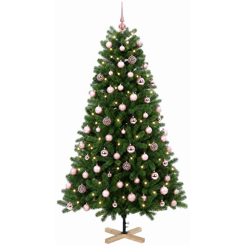  Umjetno božićno drvce s kuglicom 240 cm 300 LED lampica Slike