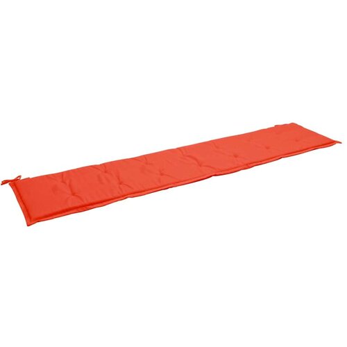  Jastuk za vrtnu klupu crveni 200 x 50 x 3 cm od tkanine Oxford Cijene