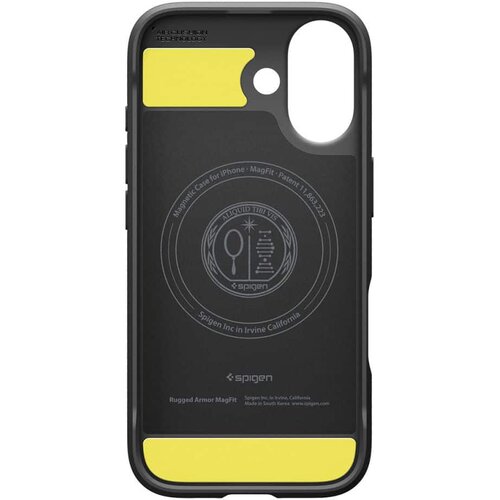 Spigen Rugged Armor MagSafe ovitek za iPhone 17 ACS10367 - mat črna Slike